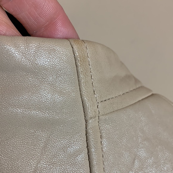 Vince Lamb Leather Moto Asymmetrical Jacket Size L - Picture 16 of 16